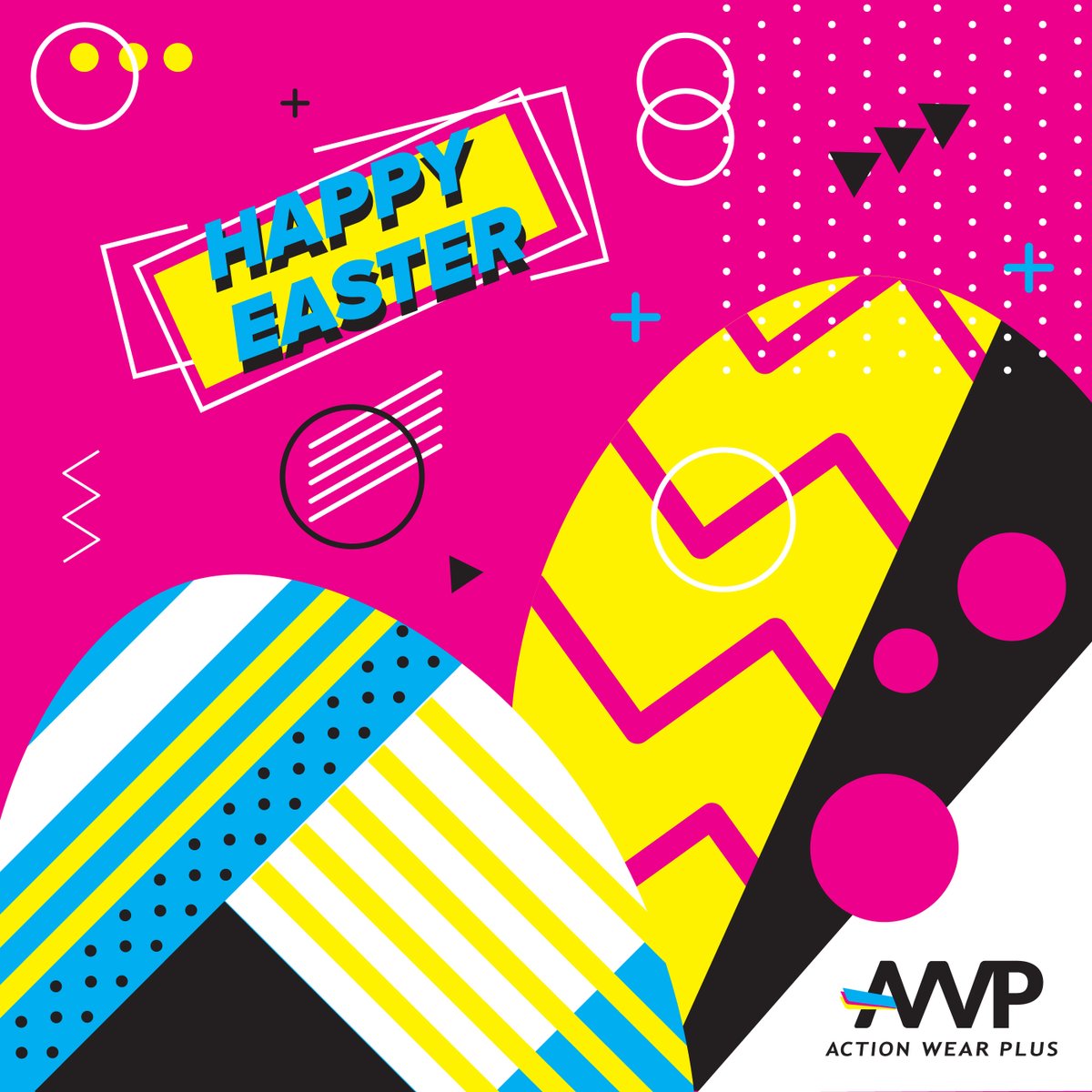 Happy Easter from your family at Action Wear Plus!🐇🧺🥚 
In observance, we will be closed Friday April 15th, 2022 for Good Friday. We will resume normal business hours Monday April 18th, 2022.

#AWP #easter2022 #Easter #GoodFriday