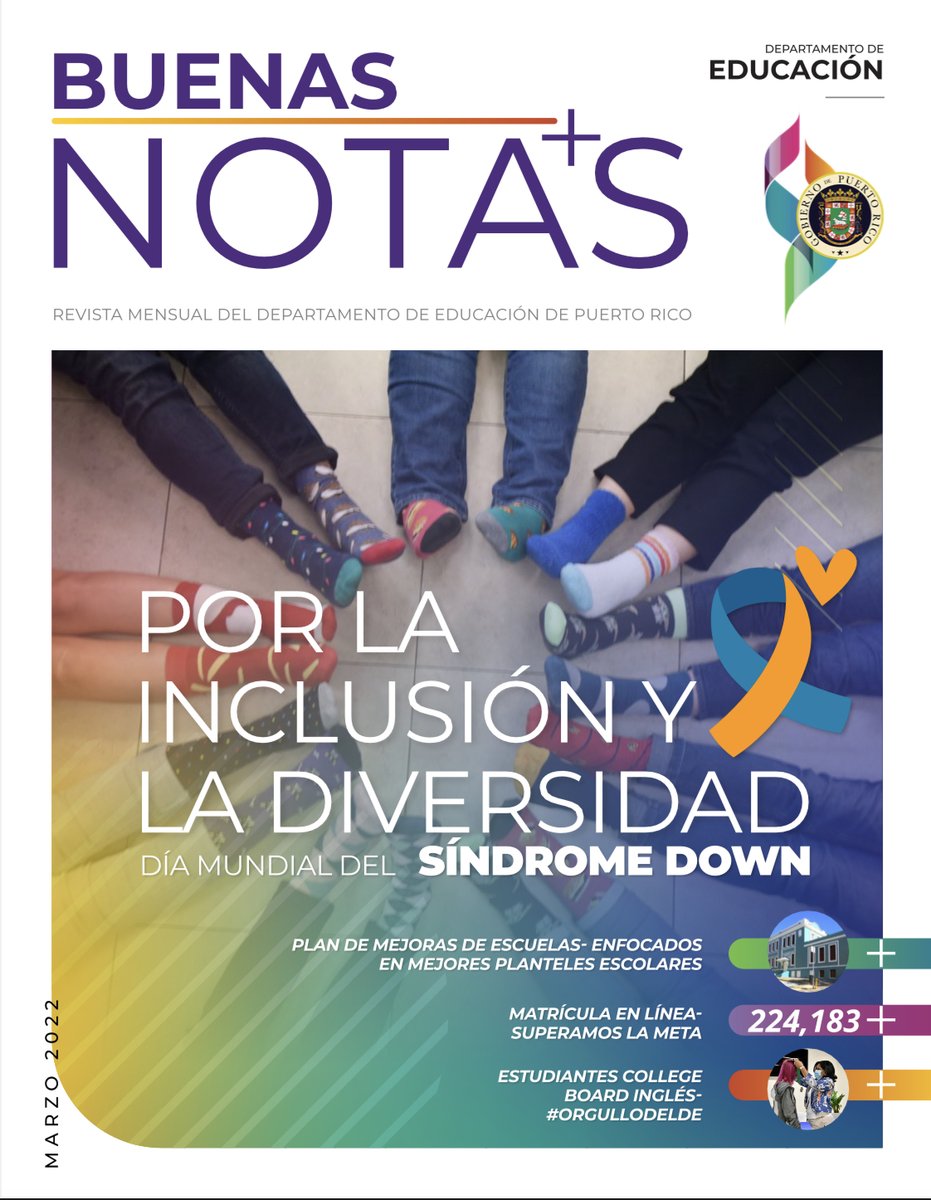 EDUCACIONPR's tweet photo. Buenas Notas es una revista digital mensual que tiene el propósito de recopilar los anuncios y las diferentes actividades que se realizan en @EDUCACIONPR . En esta ocasión, se reseñan las actividades del mes de marzo.

Vea la revista en: https://t.co/nYrejUC5cn https://t.co/bfQEB7Ntj6