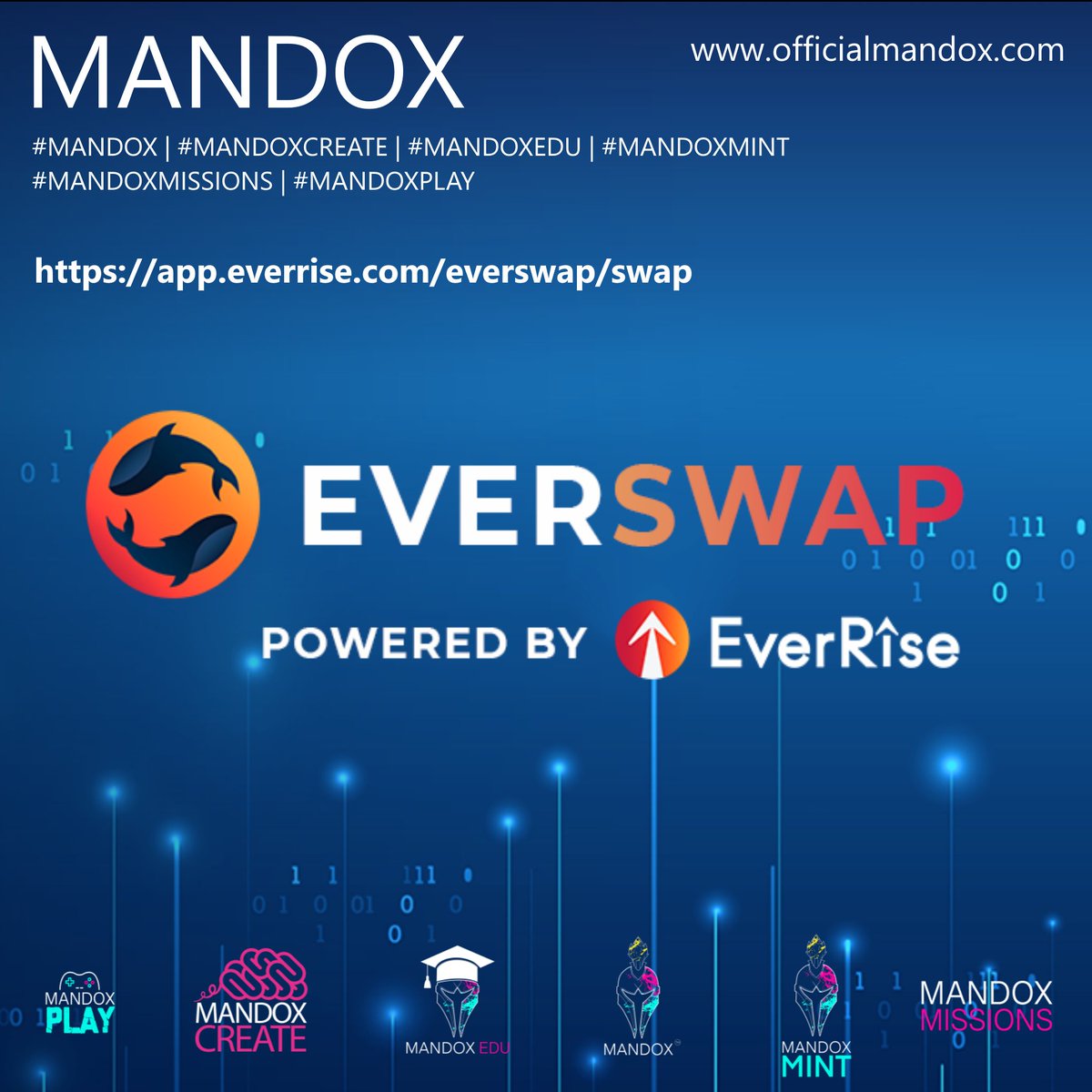 @OfficialMandoX  &amp; <a href="/EverRise/">EverRise</a> I like your style 🔥🔥

#Mandox

app.everrise.com/everswap/swap