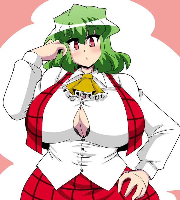 幽香さんは黒下着。 