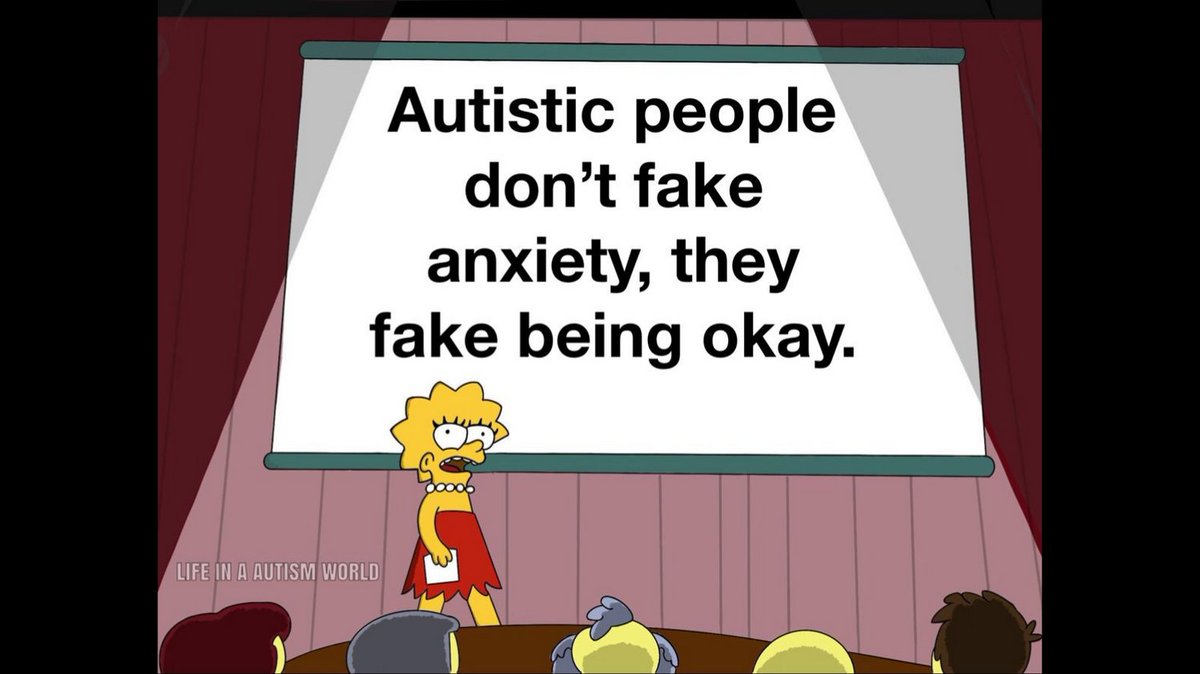 AutismChampions's tweet photo. Lisa is always right. 

#asd #autismchampions #neurodiversity #uniquelyhuman #autismadvocate #powertoparent #lisasimpsons #thesimpsons #anxiety #masking https://t.co/h5bmmUR2F6