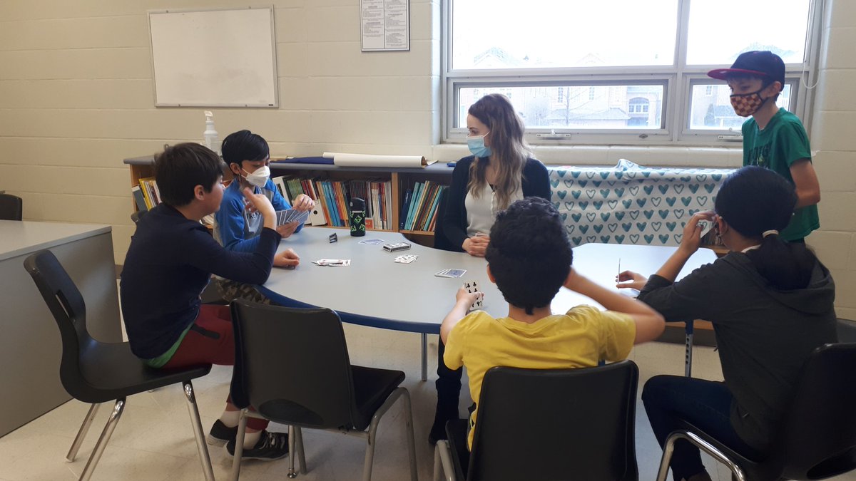 mrs_kitney's tweet image. Working on turn-taking and communication with card games during #socialskills in #EXCELclass @SebastianDPCDSB