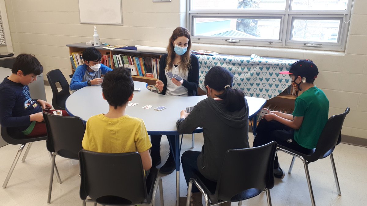 mrs_kitney's tweet image. Working on turn-taking and communication with card games during #socialskills in #EXCELclass @SebastianDPCDSB