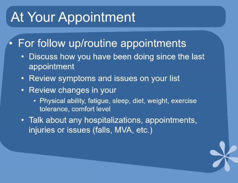 MessedUpHearts's tweet photo. Here are some great examples of Preparing for Appointment from a webinar put on by Cleveland Clinic.  Always remember to ask questions ! There are no dumb question!! #chd #ACHD @ClevelandClinic https://t.co/EZs2slquTx