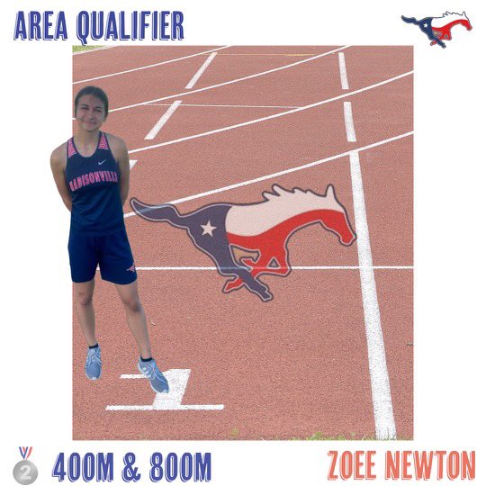 Congratulations to Zoee Newton for getting 2nd place in both the Girls 400m/800m. @tarsha_06 <a href="/coachreevesTCMM/">Catherine Reeves</a> <a href="/MCISDAthletics/">Madisonville Tx Athletics</a> <a href="/MadisonvilleMet/">Madisonville Meteor</a> #outworkthework