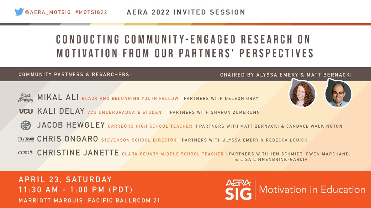 AERA Motivation SIG tweet media