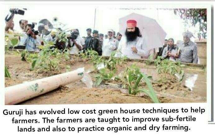 Dera Sacha Sauda chief Saint Dr Gurmeet Ram Rahim Singh Ji Insan has evolved low cost green house technique to help farmers.
#ScientificFarming 
#OrganicFarming
#AgricutureTipsByMSG
#KisanMela
#DeraSachaSauda 
#BabaRamRahim 
#SaintDrGurmeetRamRahimSinghJi 
#SaintDrMSG