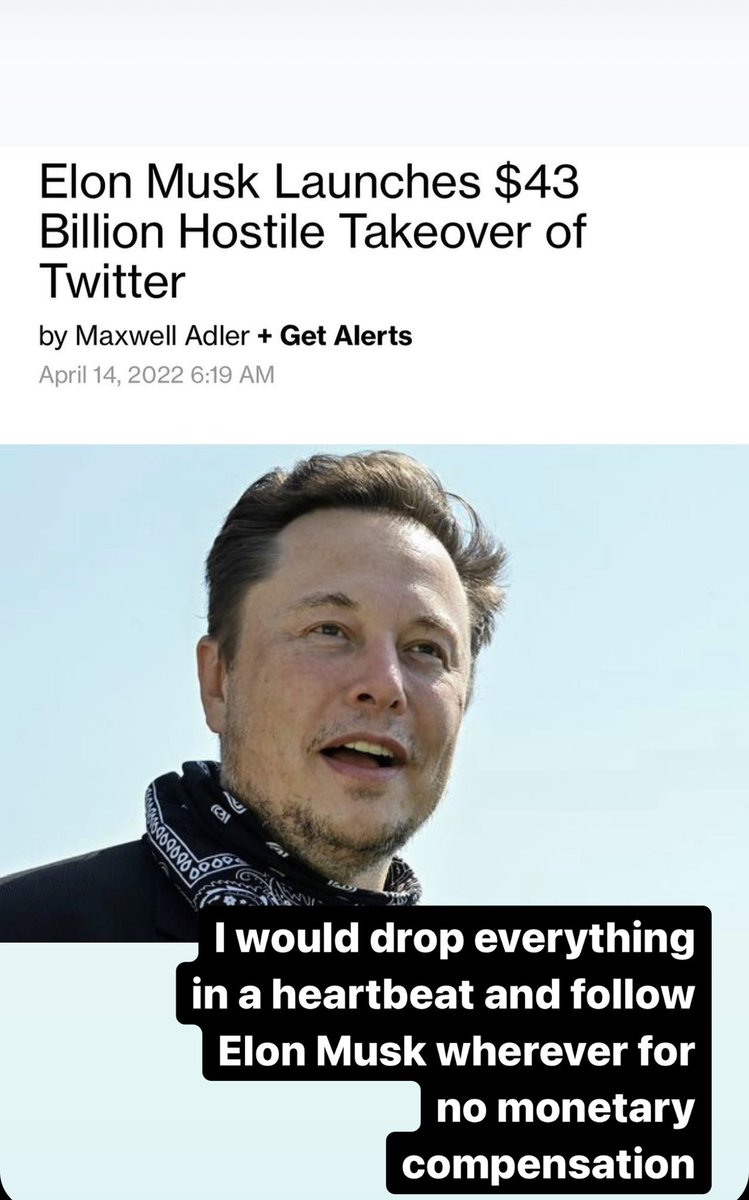 mwdowless's tweet photo. I would drop everything in life and follow @elonmusk and be his apprentice. Where can I apply for that? His “F” you money makes me want to hang around him https://t.co/DP0Rsuyl86