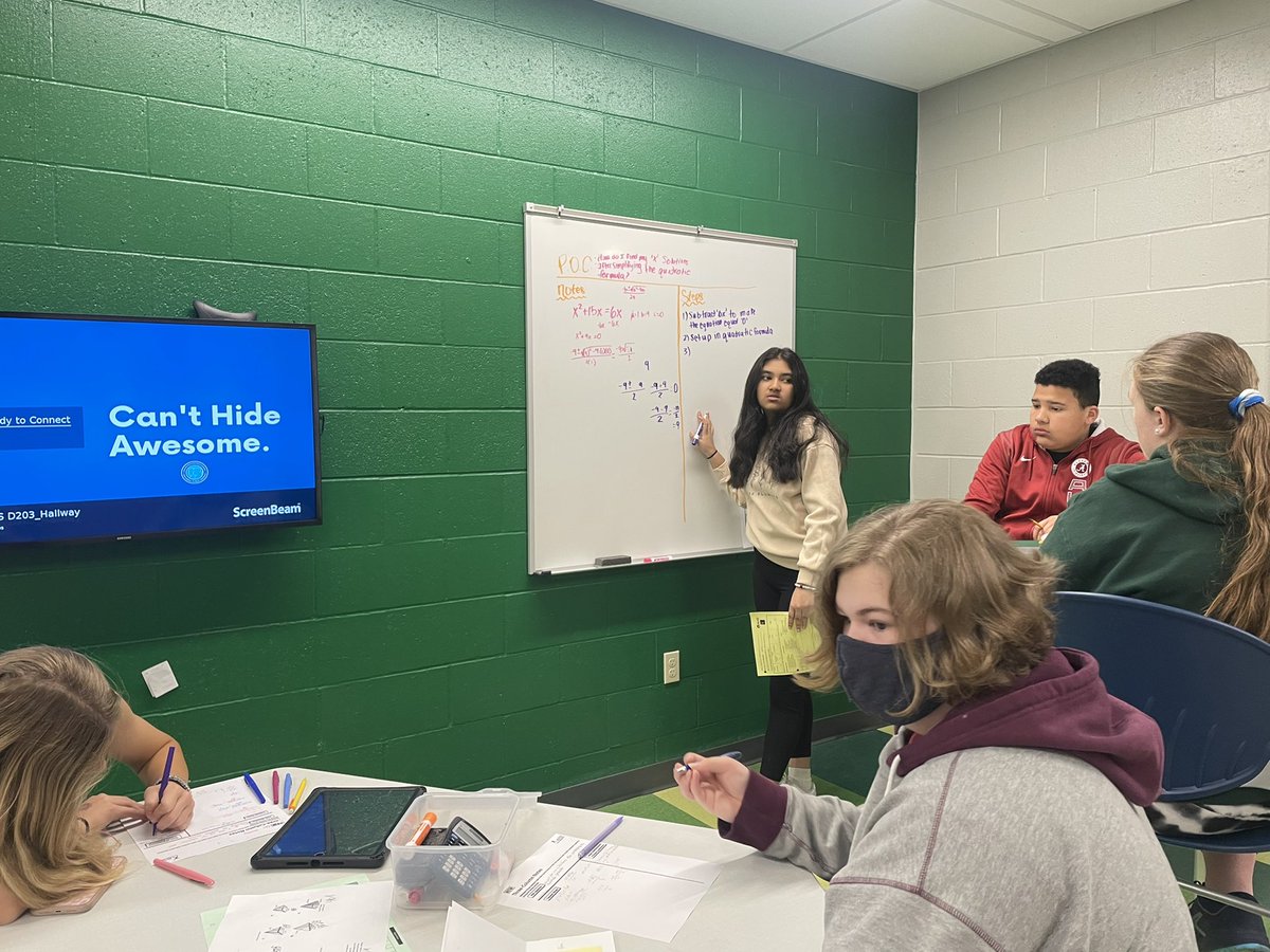 One of my favorite things about tutorials at the end of the year? Everyone knows their role, great questions are being asked, it all runs smoothly. All the hard work is paying off. #AVID4College <a href="/jwmscps/">johnwarnermiddleschool</a>