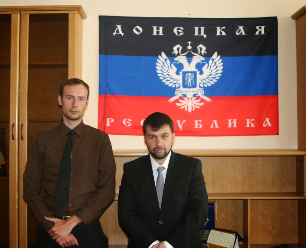 It's not the first time we have seen Pushilin meeting a fascists. He was interviewed by the polish fascist Bartosz Bekier of Falanga. (17/24)