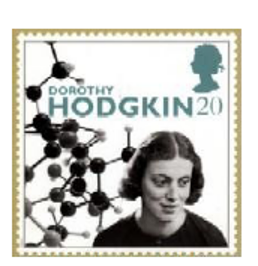 britcryst's tweet photo. Today is 112 years since the birth of Dorothy Crowfoot Hodgkin. Born in Egypt in 1910, she was a pioneer of X-ray diffraction studies of crystals of large molecules and proteins - work which led to her winning the 1964 Nobel prize in Chemistry. https://t.co/hyUMLNqkDs