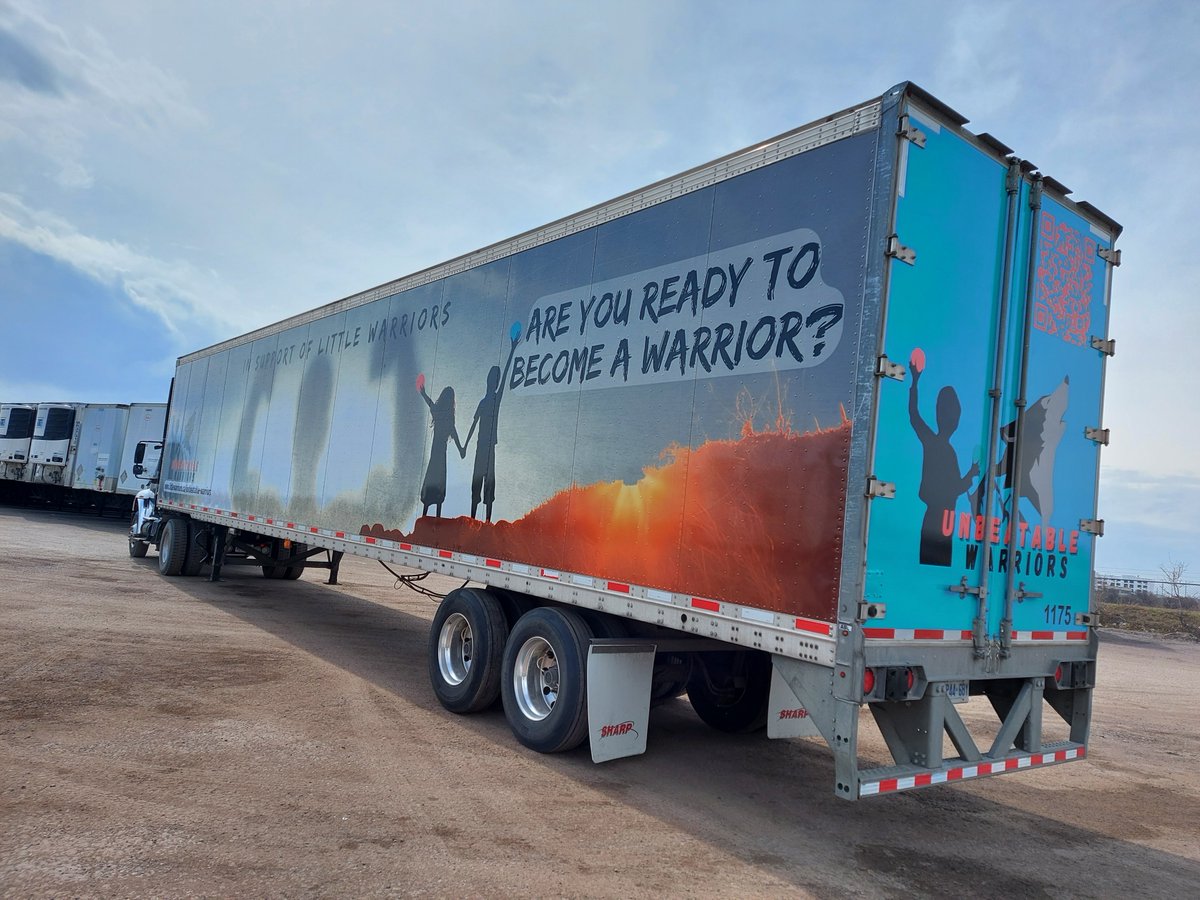bigrigwraps's tweet photo. #JustWrapped We are very proud to announce the launch of the Unbeatable Warriors truck campaign in support of @LittleWarriors.
They're a national, charitable organization focused on the awareness, prevention, and treatment of child sexual abuse.
+ https://t.co/vPtKawGRuR