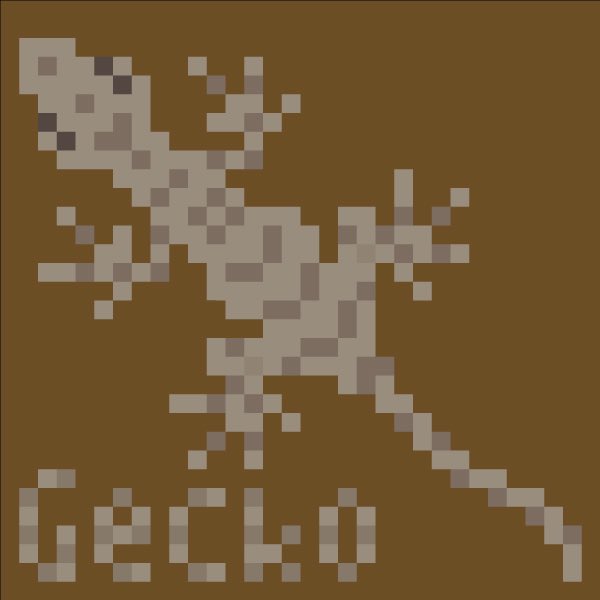 #gecko #pixelart