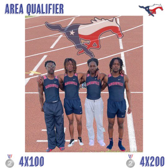 Congratulations to Blessing Ngene/Lorenzo Johnson/Jeramiah Burns/Devin Wheaton for getting 2nd place in the Boys 4x100/4x200. <a href="/burns_jeramiah/">Jeramiah Burns</a> <a href="/TheLorenzoJr/">L.J. Johnson Jr</a> <a href="/BlessingNgene_/">Blessing“𝔅𝔦𝔩𝔩”Ngene</a> <a href="/MCISDAthletics/">Madisonville Tx Athletics</a> <a href="/MadisonvilleMet/">Madisonville Meteor</a> <a href="/CoachBradTaylor/">Brad Taylor</a> #outworkthework