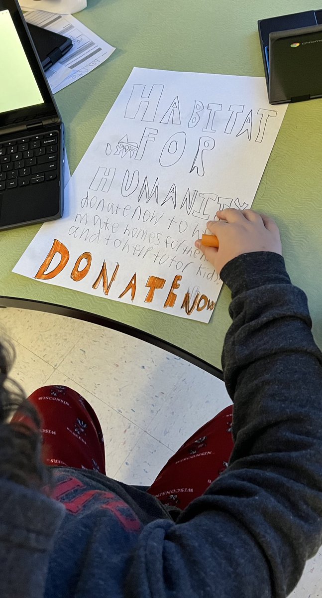 Creating posters for the AMAZING service organizations located in Deerfield and surrounding communities 🥰 #kip109 #engage109
