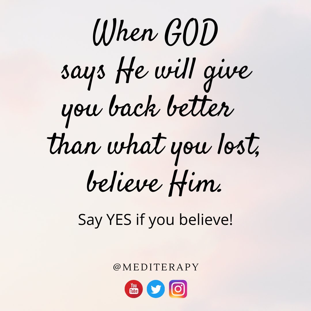 mediterapy's tweet photo. RT 'YES' if you believe!🙏🔆 🌿
.
.
Also Watch: https://t.co/Iklx2H4o6l
.
.
#mediterapy
#mentalhealthadvocacy #mindfulpractice #psychologyquotes
#cutedoodle #mentalhealthtips #affirmationsoftheday #mentalhealthart #anxietyfighter #wellbeingwarrior #depressionsupport #Mentalhealth https://t.co/FTfR1ZeAIm
