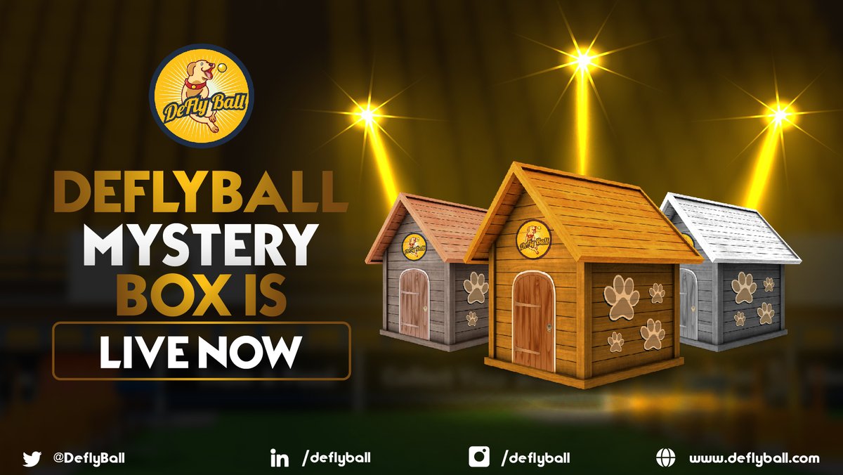 DeflyBall's tweet photo. DEFLYBALL Mystery Box #NFT Collection is LIVE NOW🔥

3 2 1.. You gotta key!🗝️Time to unlock the Bronze, Silver &amp; Gold #MysteryBox🎁

Let’s see what exciting surprises you’ll get?🤔

Buy the Box! https://t.co/9LRUetOawX

#NFT #GameFi $DEFLY #Mysterybox #NFTs #bsc #crypto https://t.co/8cAkvFGzXZ