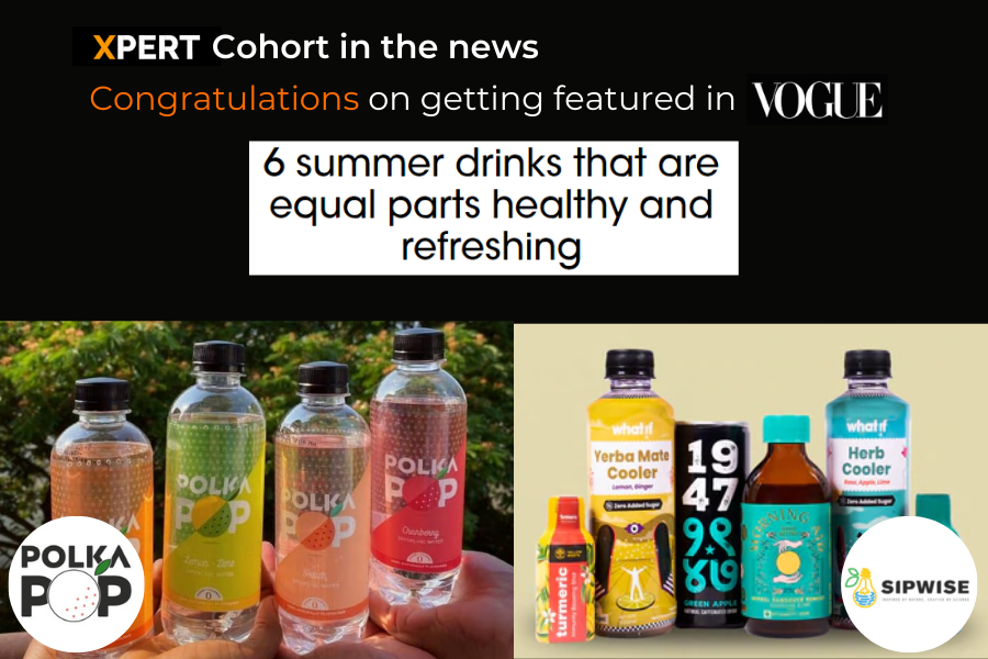 xpert_chat's tweet photo. Our cohort brands Polka Pop &amp; Sipwise got featured in Vogue India's recommendation of the top 6 healthy summer drinks.

On behalf of the team at Xpert and our peer D2C Community, we congratulate @gauravkhemka94, Founder at Polka Pop &amp; Harish Mohan, Founder at @whatifdrinks! https://t.co/e3tjb03iFz