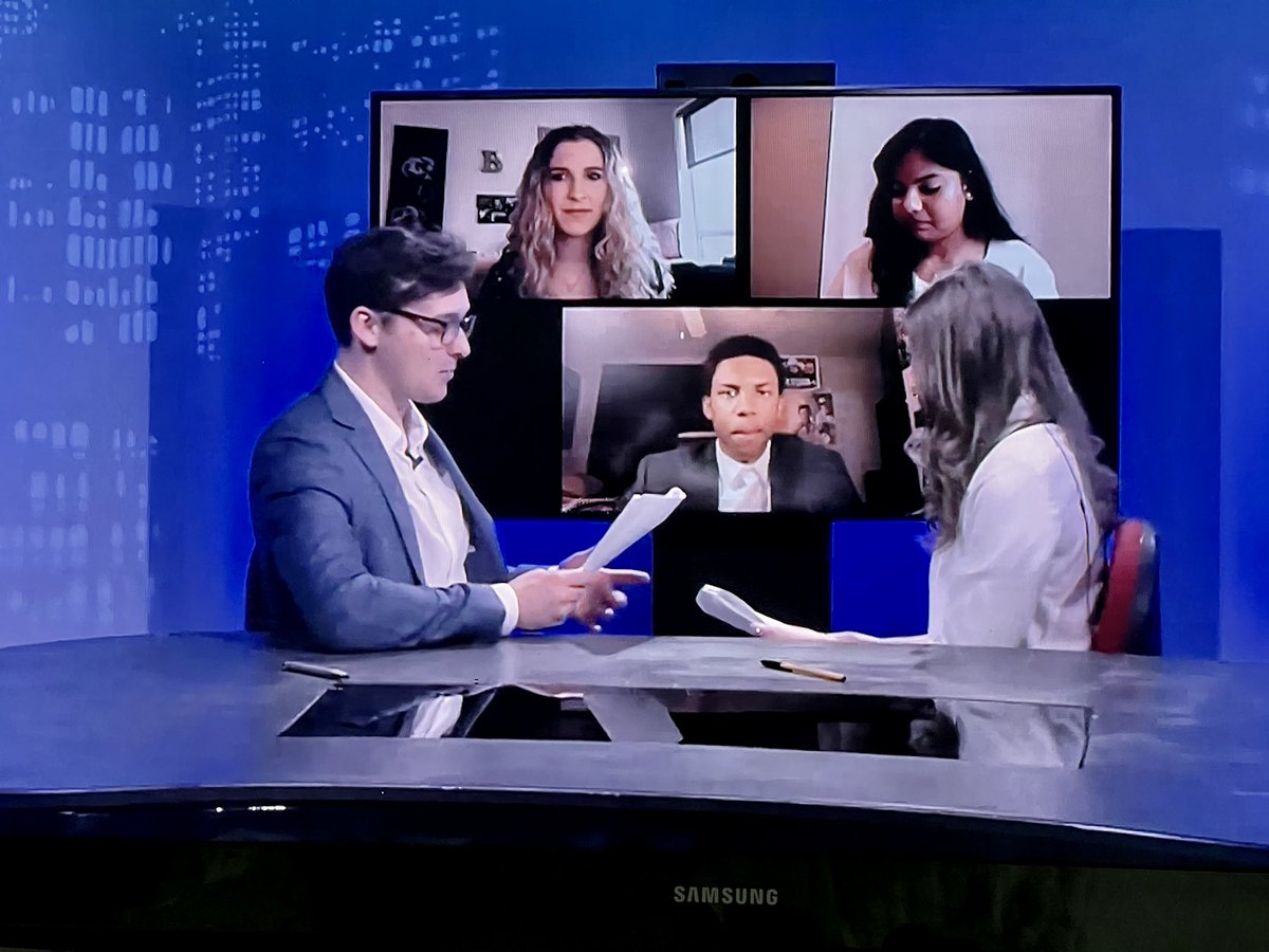GlobalNewsRelay's tweet photo. This year’s @GlobalNewsRelay is live on Facebook and YouTube. See the stories from 8 universities in 5 countries and listen to reporters chat to the @leedstrinity hosts https://t.co/OEdf4btdDK
