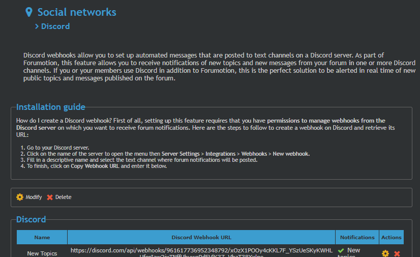 Discord Group - Forums