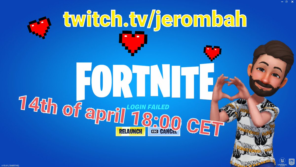 jerombah's tweet photo. @FortniteGame #nobuilding #VALORANT #twitchstreamer #twitch #Grind #sorrynotsorry

This evening 6pm CET i will be playing fortnite no building.

Short after stream time release of my first ever valorant experience live on stream.

C u all there. https://t.co/lGpyn4cJaN