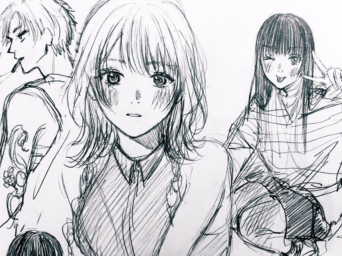 最近の落書き 