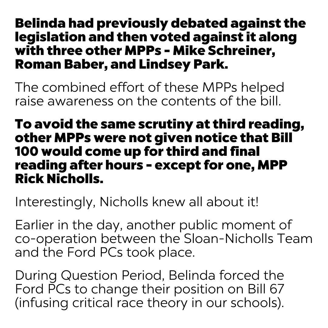 NewBlueON's tweet photo. This is an undemocratic way of passing an equally undemocratic piece of legislation.

Bill 100 makes permanent the emergency powers the Ontario PCs gave themselves under their latest state of emergency.

#onpoli https://t.co/5KJxoFx4m8