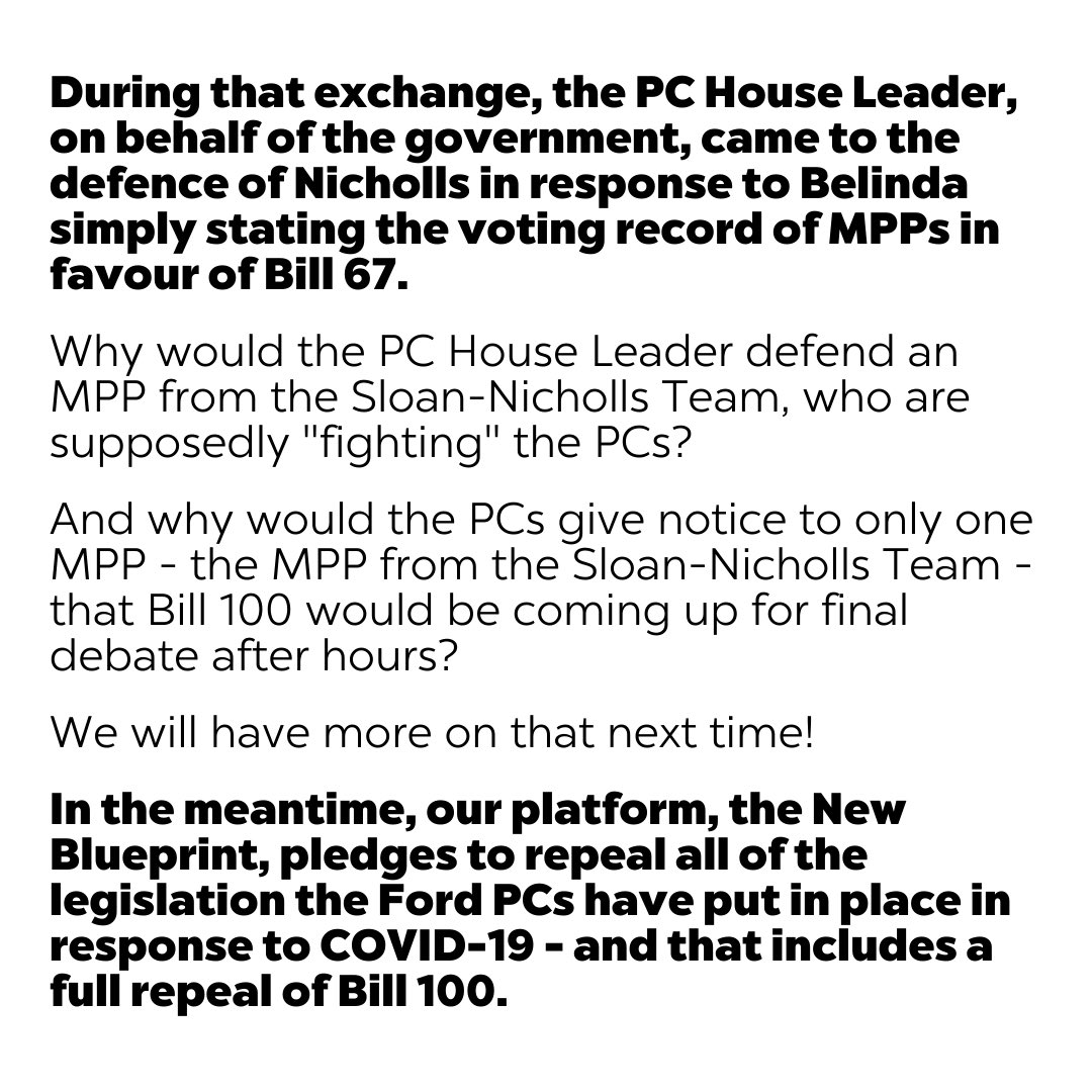 NewBlueON's tweet photo. This is an undemocratic way of passing an equally undemocratic piece of legislation.

Bill 100 makes permanent the emergency powers the Ontario PCs gave themselves under their latest state of emergency.

#onpoli https://t.co/5KJxoFx4m8