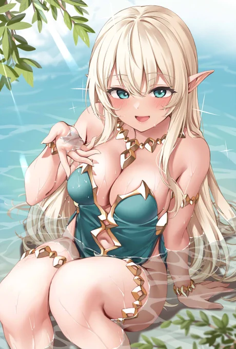 沐浴エルフ 
