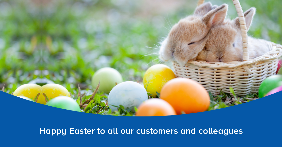 Happy Easter to all our customers and staff. May this holiday bring you lots of happiness.