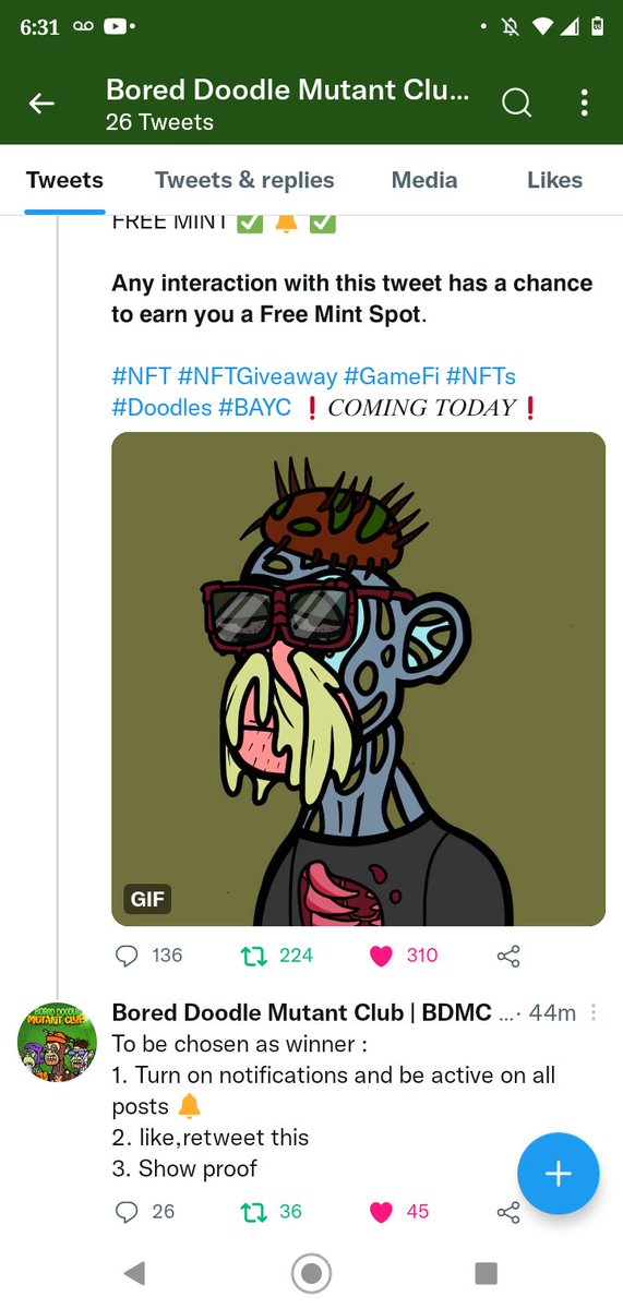 flyurz's tweet photo. @BDMCnft Happily done! 😊 https://t.co/cC9Os20UHu