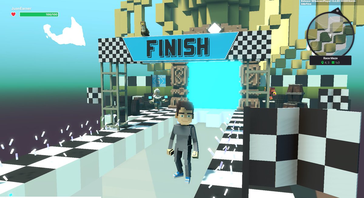 aklimapinky's tweet photo. @TheSandboxGame #SandBox #Metaverse #NFT #RaceMazeChallenge https://t.co/M83BvIlhUZ