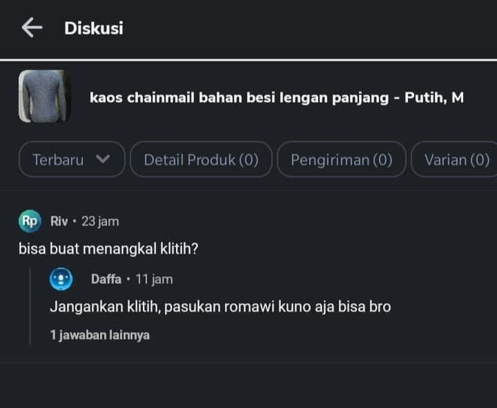 Outfit penangkal klitih