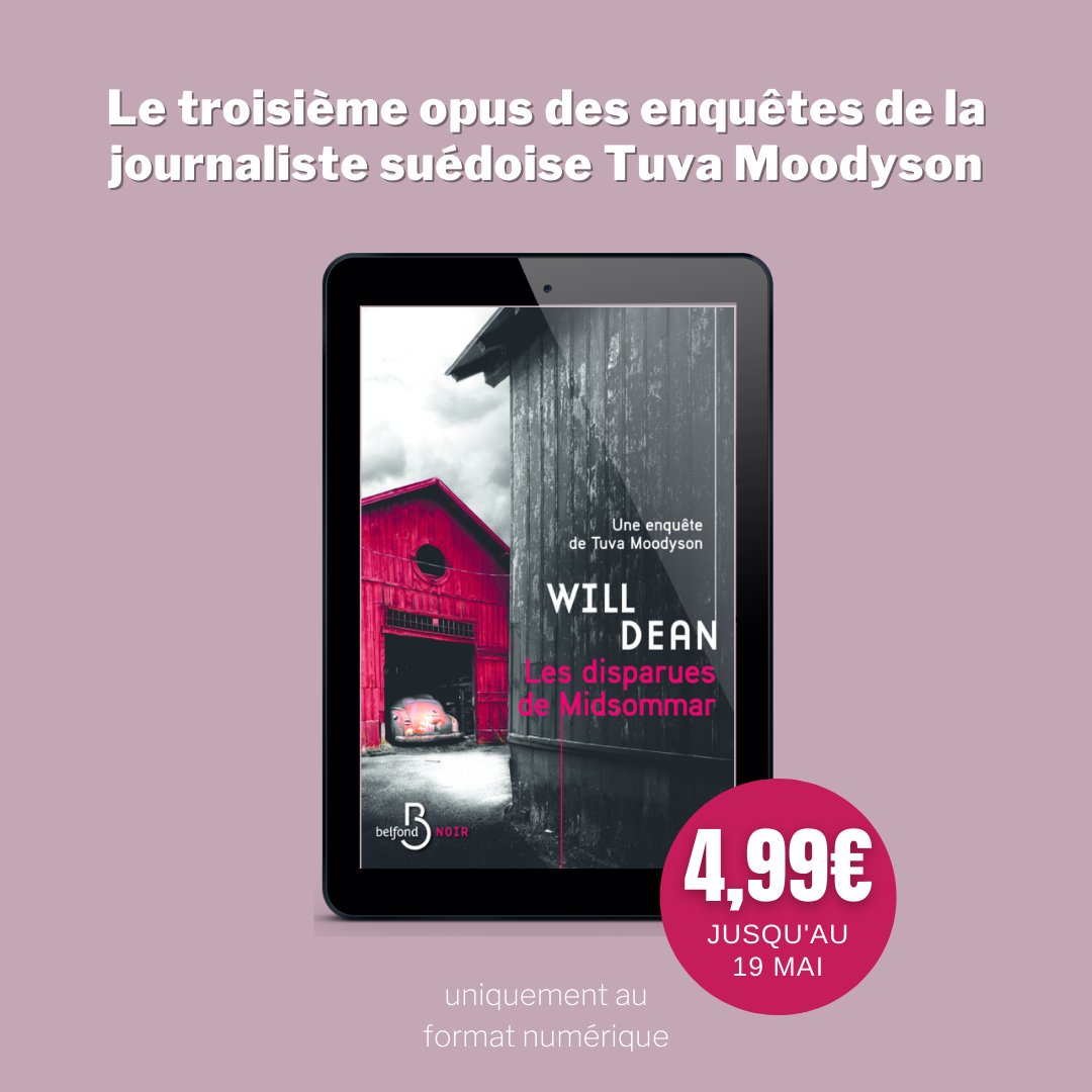 envie_ebooks's tweet photo. La nouvelle série scandinoire de Will Dean aux éditions @Belfond  est disponible uniquement au format numérique !

https://t.co/7OhnchqYCx https://t.co/UBNBXzGPAw