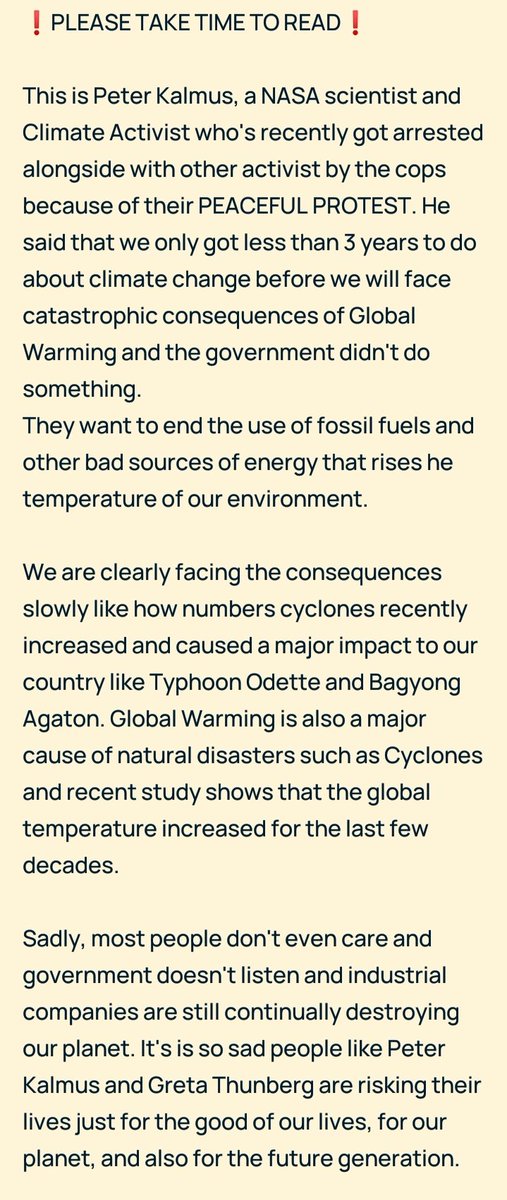 Wait stop scrolling muna bff! Aside form the chika's na nag kalat ngayon let us spread awareness muna. 
#ClimateCrisis #scientistprotest #ScientistRebellion #LetTheEarthBreath #scientistsprotest
