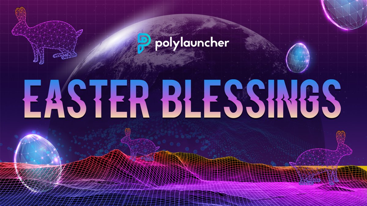 May the Easter bunny get you lots and lots of presents and love🐰 Enjoy the season of Easter eggs and bonnet hats🎩 #Polylauncher wishes you a Happy Easter♥️