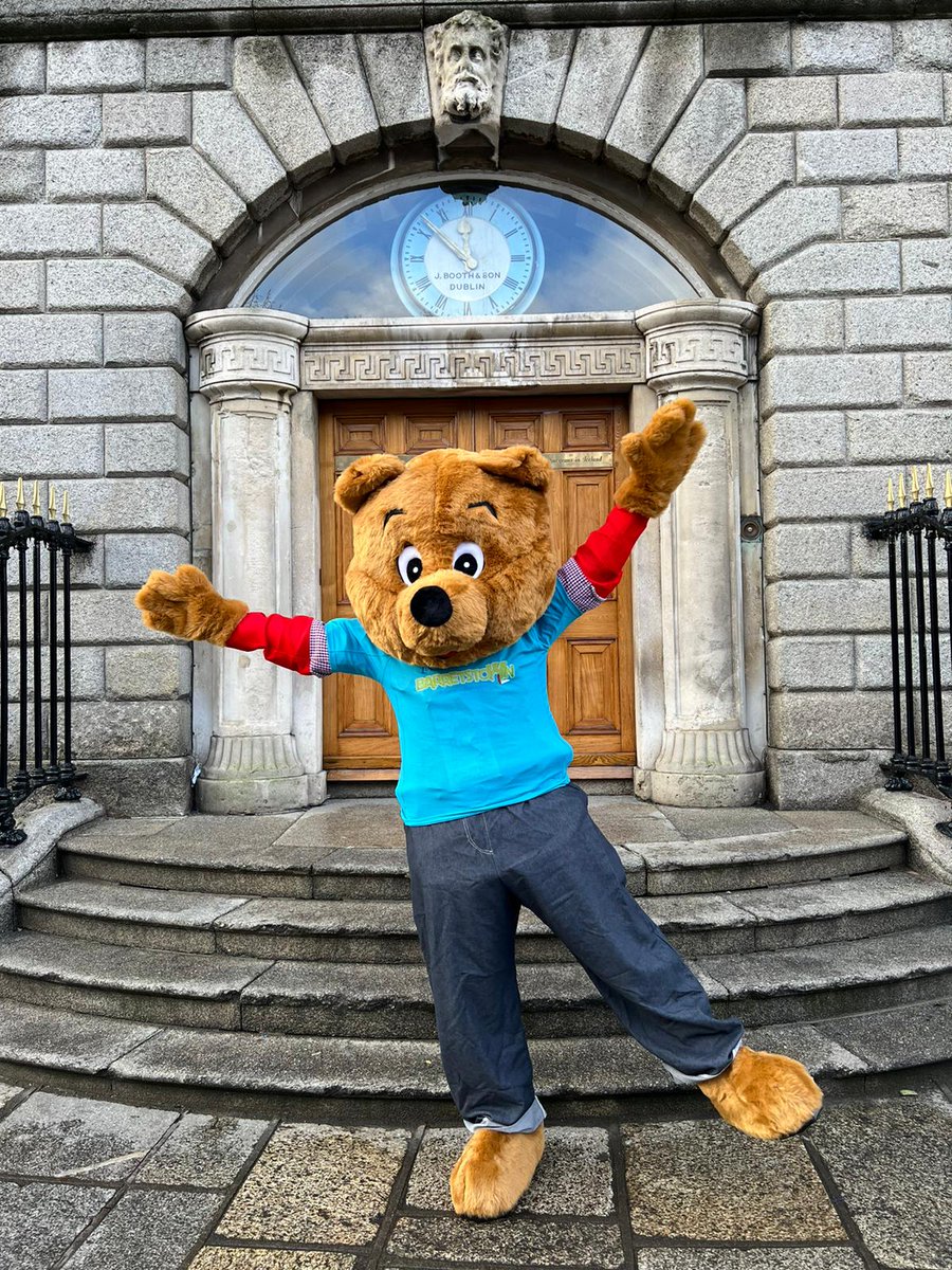 RCSIPaediatric's tweet photo. Our mascot Cara is ready to go!

Tomorrow we will welcome over over 200 children to @RCSI_Irl for our 8th Annual Teddy Bear Hospital. 

Donate just 3euro to enter the raffle with some wonderful prizes in aid of @Barretstown 
https://t.co/0Jgu413p9z

See you all tomorrow. https://t.co/3a01sTi2XC
