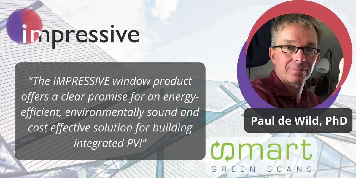 H2020Impressive's tweet photo. Insights by IMPRESSIVE partners #3 - @SmartGreenScans 

It's the turn of Paul de Wild, senior research consultant at SmartGreenScans, to gives us an insights on IMPRESSIVE results. ☀️

💡 Learn more about IMPRESSIVE on our website : https://t.co/uh4MSZHksR

#H2020  #solarenergy https://t.co/nM4gOudaEQ