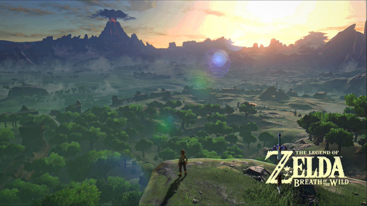 NotSkyystarzz's tweet photo. Breath taking #zeldabreathofthewild https://t.co/t9jZFfg9pE