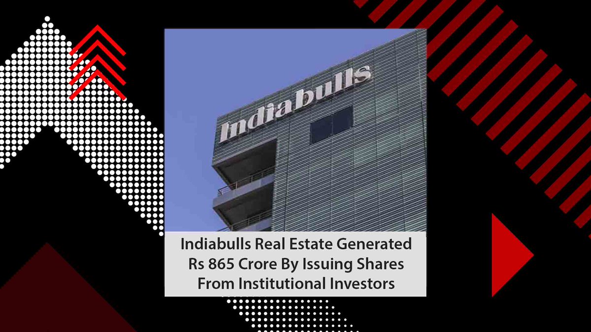 RealtyNXT's tweet photo. #NewsUpdate | #indiabullsrealestate Ltd generated Rs 865 cr from #institutionalinvestors by issuing shares. Its #QIP issue was launched on March 7 and ended on April 12.

#RealtyNXT #IBREL #IndianRealestateNews #NipponLifeIndiaTrustee #CopthallMauritiusInvestment https://t.co/lXUQ1jUOoq