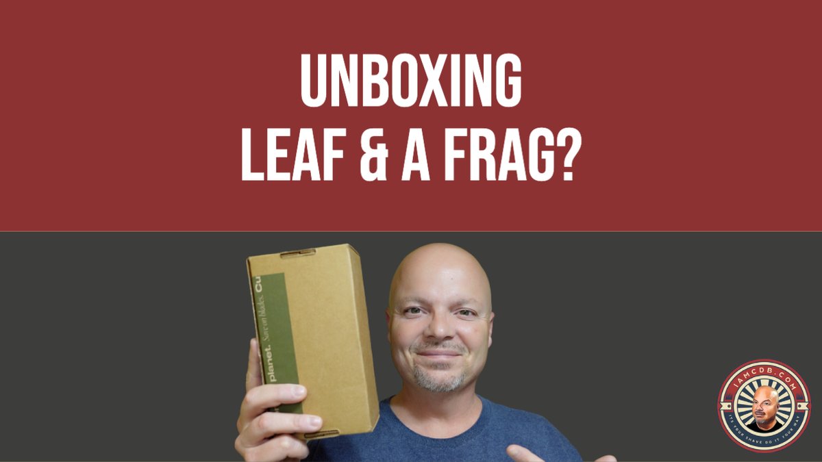 RealCDB's tweet image. New video up on IAMCDB.com or the link here:  youtu.be/BuA2CM5D4hE #wetshaving #IAMCDB #ShaveTalk @LeafShave