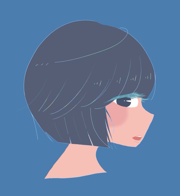 黒髪ボブのtwitterイラスト検索結果