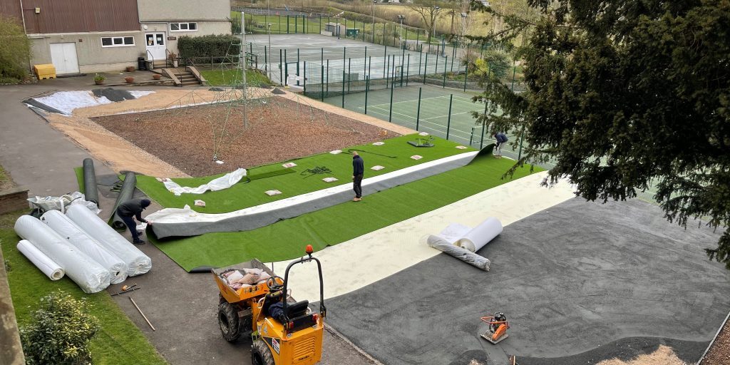 Fantastic news <a href="/SedFoundation1/">Sedbergh School Foundation</a> The 1st project in the Play to Learn appeal will be ready for Summer Term! Thank you for all the support, giving pupils additional space to play &amp; learn in all weathers (photo taken earlier in the Easter break) #kindness sedberghschool.org/senior/informa…