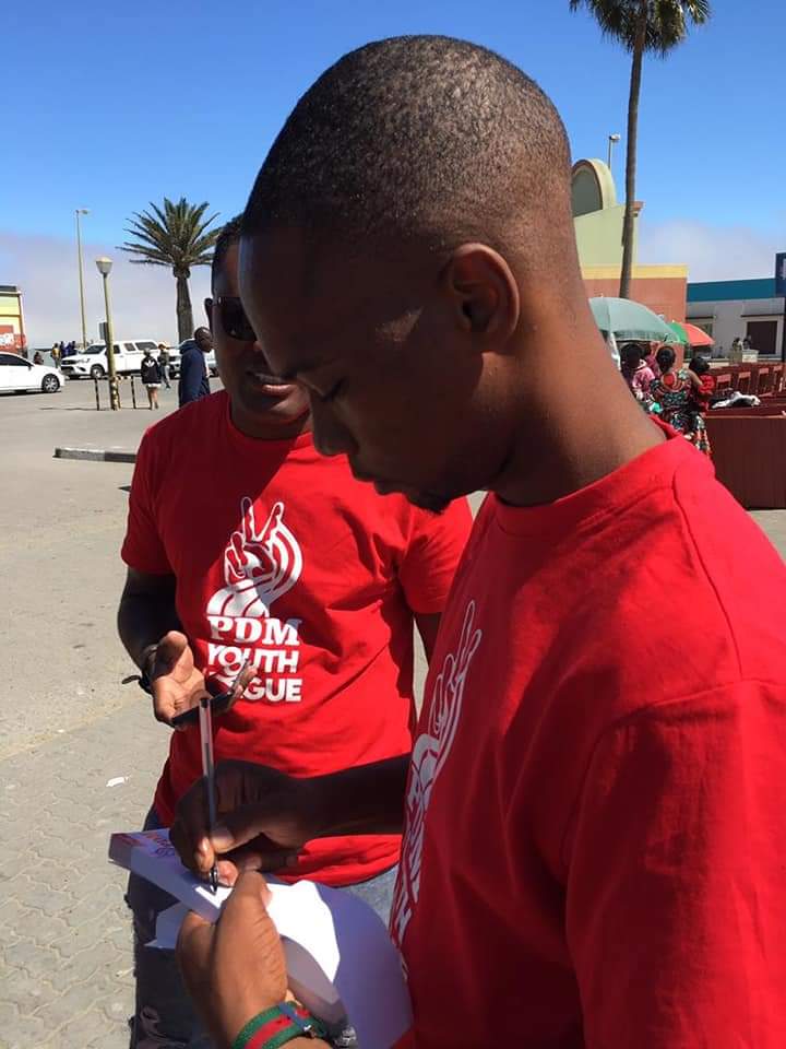 PDMYLNamibia's tweet photo. PDM Youth League Recruitment Recruitment Drive. Have you gotten your PDM membership yet? Contact us in the comments section or inbox 
#LetsMove 🇫🇷🇫🇷🇫🇷🇫🇷🔥🔥🔥🔥 https://t.co/tD9R0Ksygq