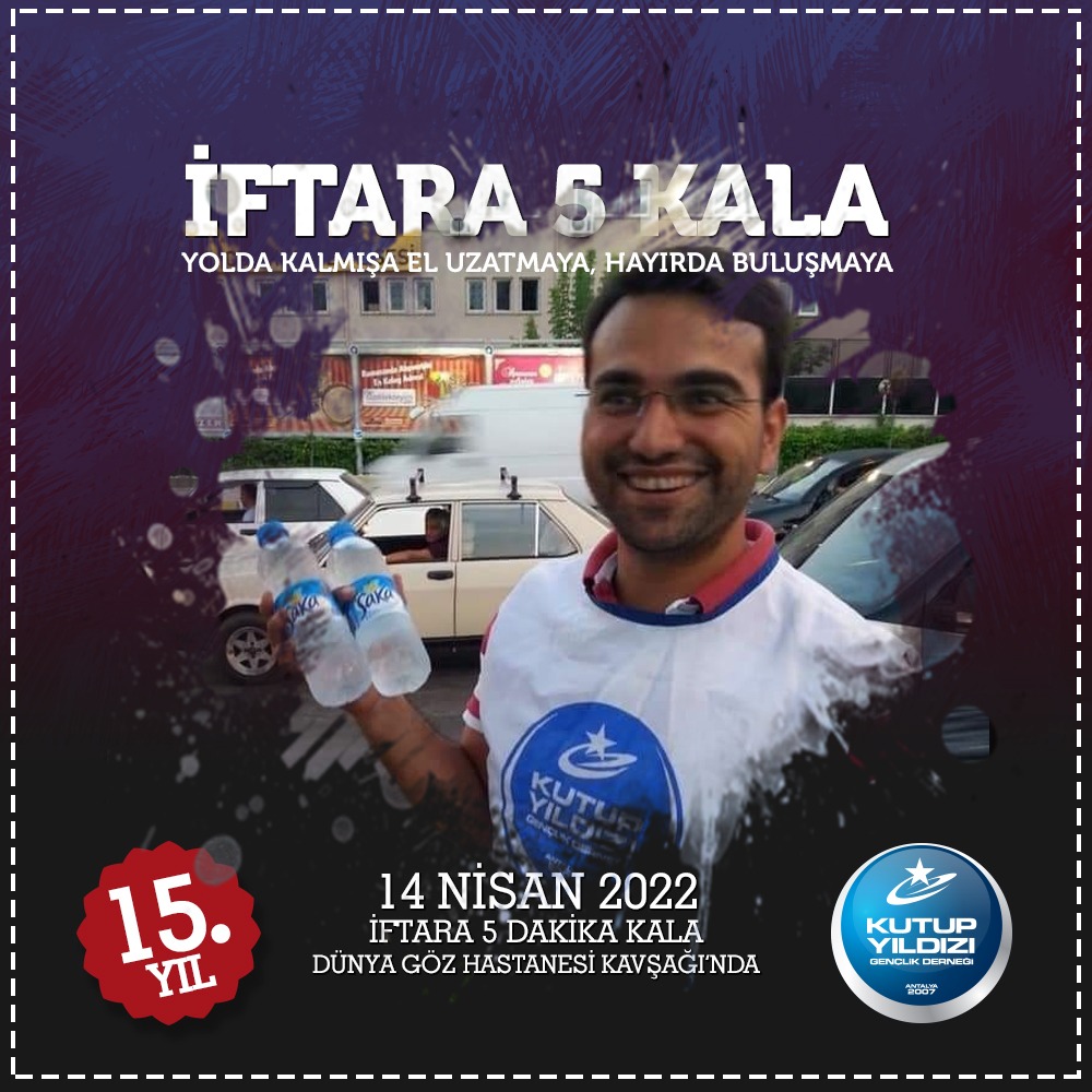 kygd07's tweet photo. Bugün Günlerden "İftara 5 Kala". Yüzlerde tebessüm oluşturmaya sizleri de davet ediyoruz. https://t.co/dhXCBcklRE