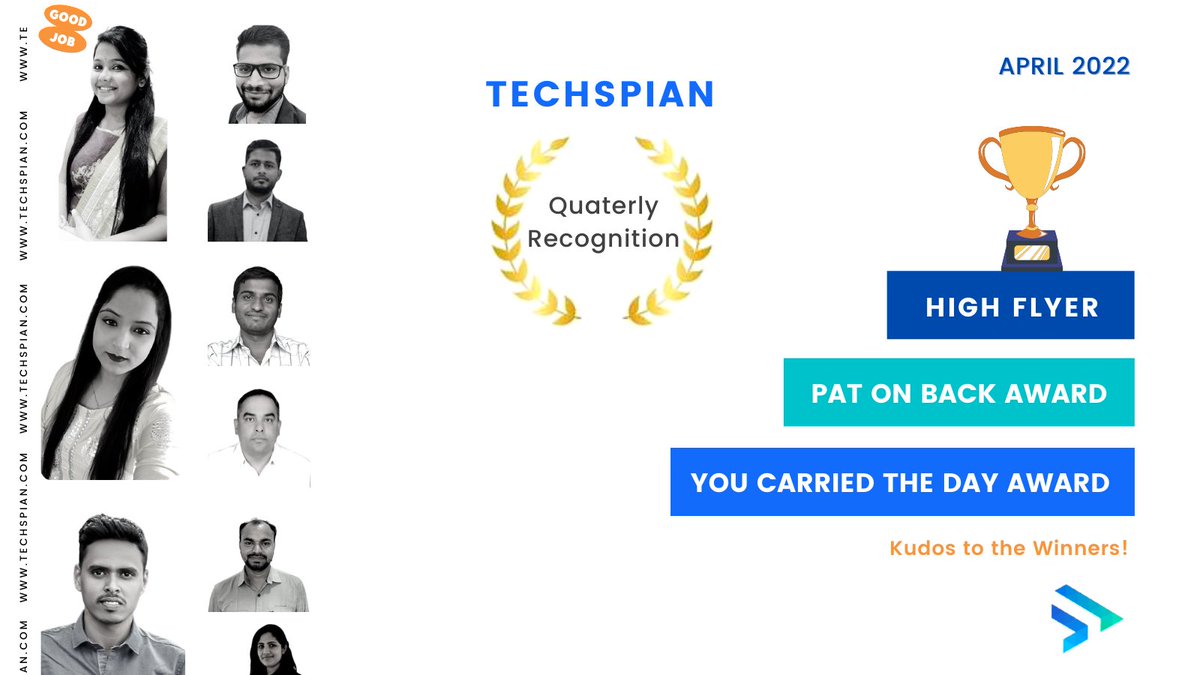 Techspian_'s tweet image. Congratulations to all our winners for their hard work and sense of accountability. 

As hard work doesn&apos;t come from just incentivizing people; it comes from creating workplaces where ideas unite, and everyone thrive to keep getting better.
#techspian #StartupSpace #technology
