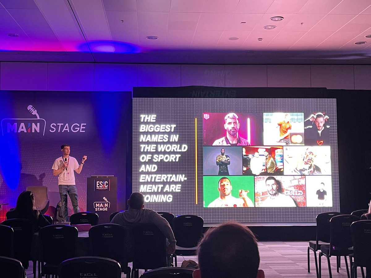 Dom_Sacco's tweet photo. “I think there’s a lot more to be done for esports to become mainstream - and these are the sort of individuals that will help us move it from where it is to something everyone is talking about” - @Edd_Gregory #ESICSummit https://t.co/Ycr5U2ILGM