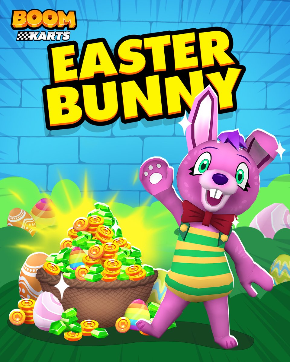 BoomKarts's tweet photo. Did Some-bunny say Easter? A new customization available in #BoomKarts now! https://t.co/ZvHS8S8n4f