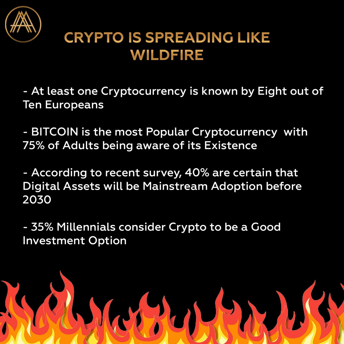 aurixexchange's tweet photo. CRYPTO Doesn't Care What You Think; It's Spreading Like Wildfire.
The emerging fintech sector may be what you are looking for...
#SmartInvestment #AURIX #cryptoexchange #bitcoin #cryptocurrency #crypto #cryptotrading #etherum #cryptoromania #NFT #cryptomoneda #monedadigitala https://t.co/boNmCloSA3