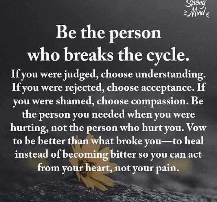 How can you be a cycle breaker today? #JoyfulLeaders